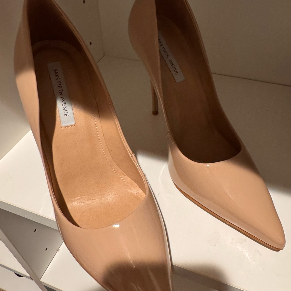 Saks Fifth Avenue Women's Nude Pumps
